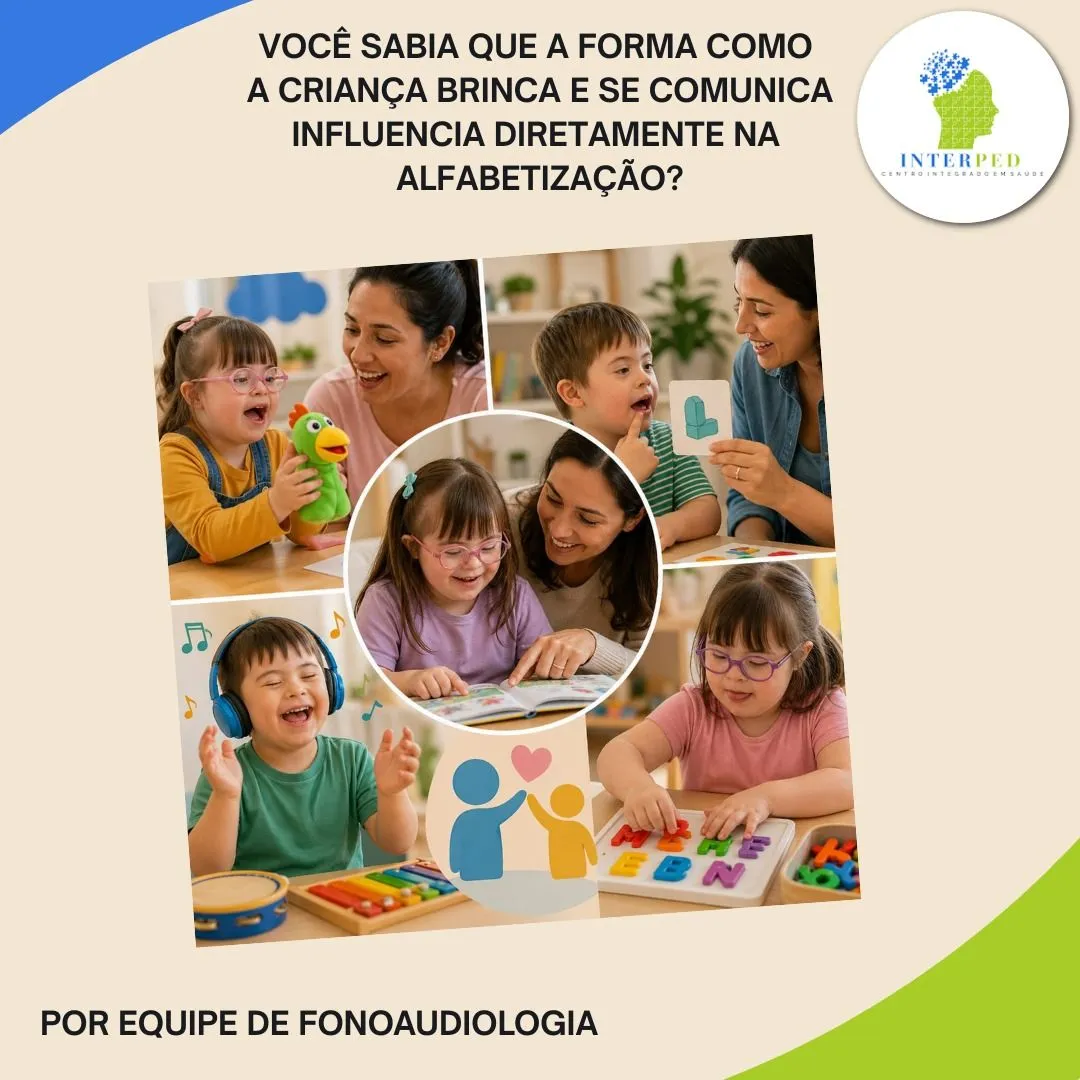 Fonoaudiologia — sessão de comunicação e linguagem